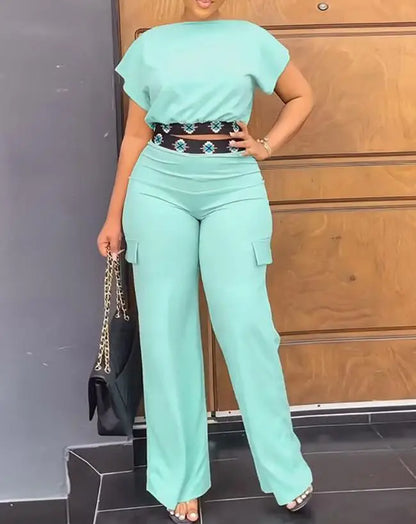 Women’s Geometric Outfit Set