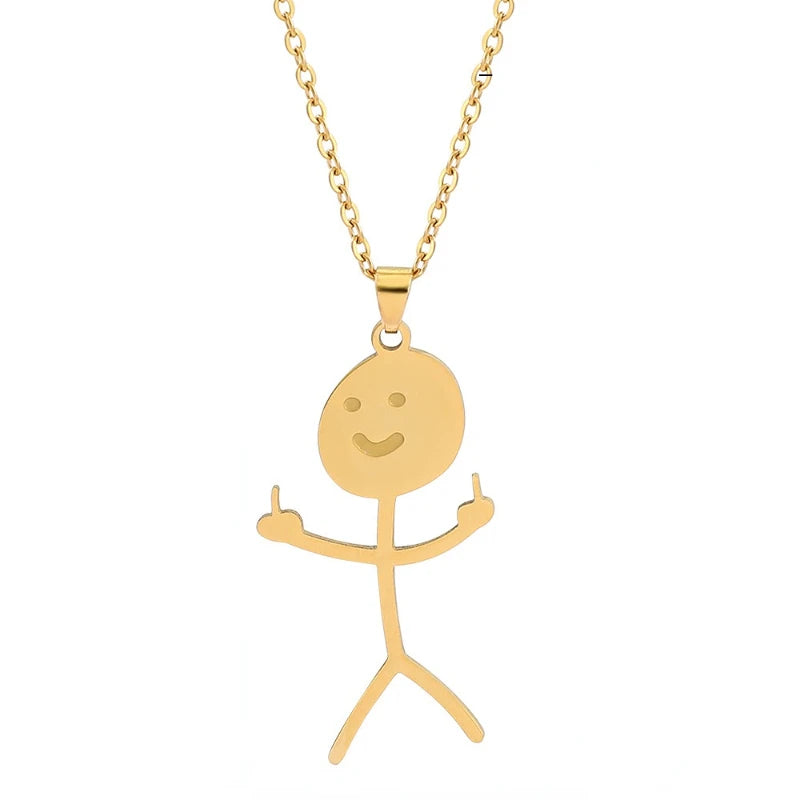 Graffiti Character Punk Necklace