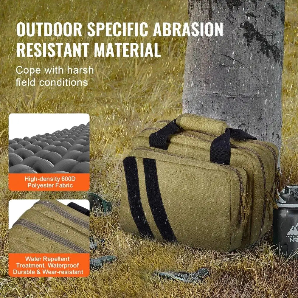 Tactical Range Bag with Pistol Storage