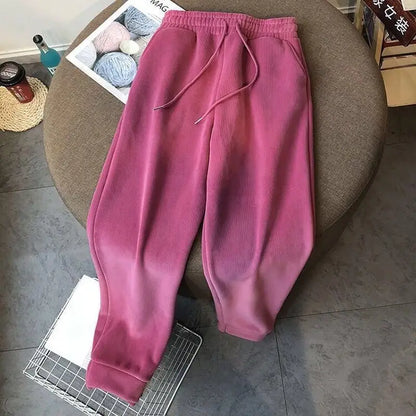 Velvet Zipper Jogging Suit
