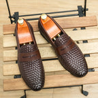 Genuine Leather Bean Loafers