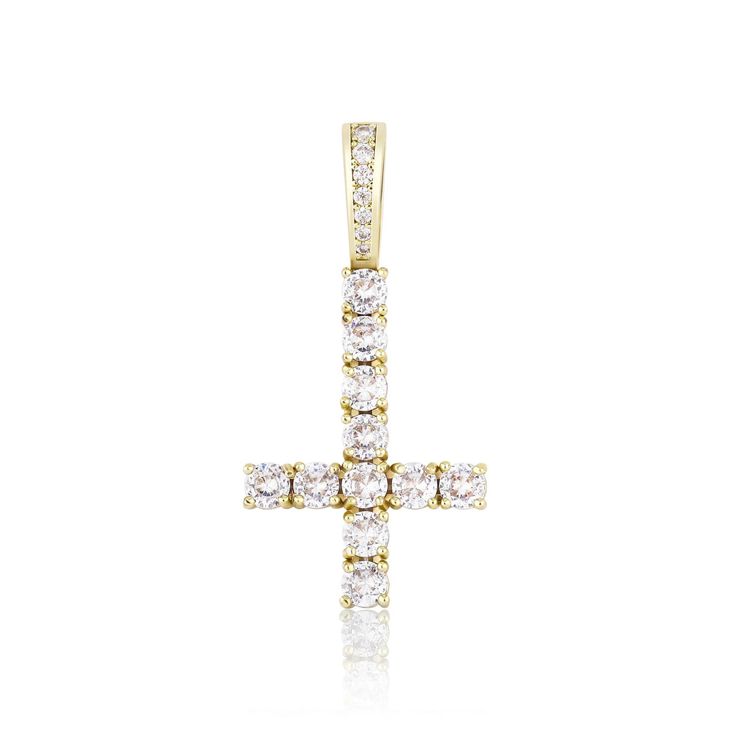 JINAO Iced Cross Necklace