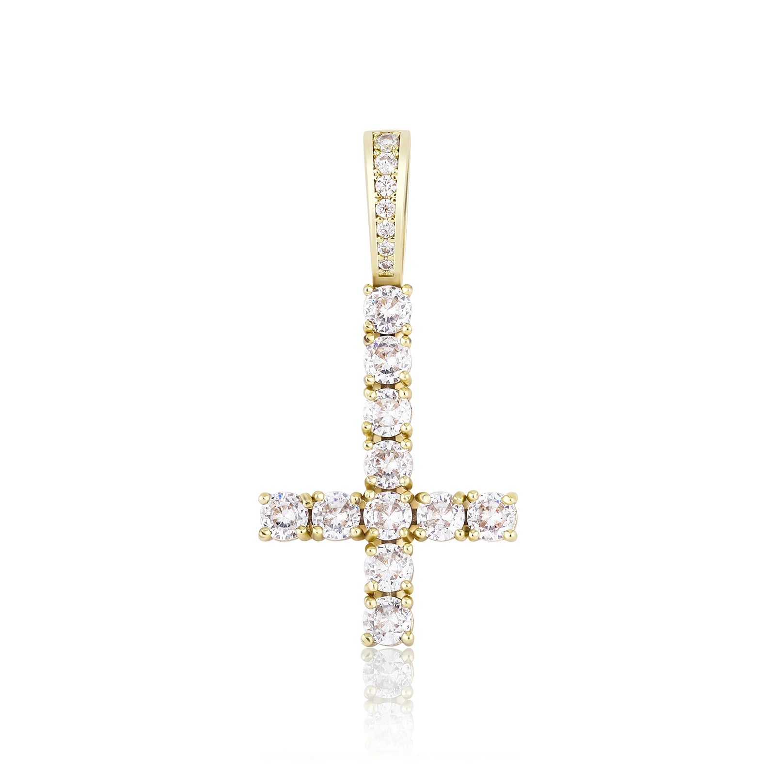 JINAO Iced Cross Necklace