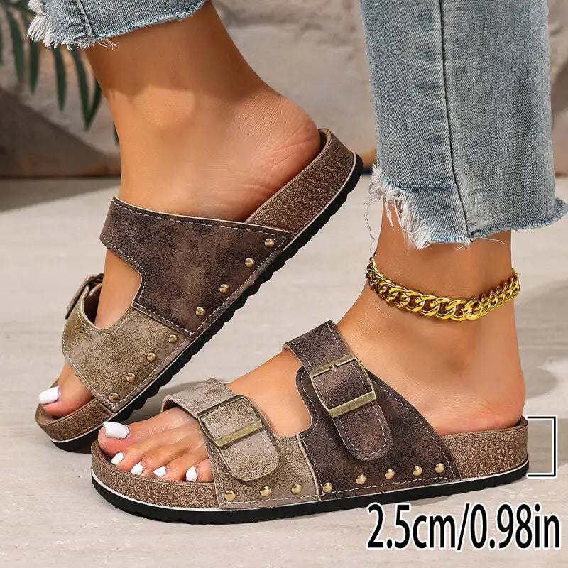 Retro Patchwork Slippers