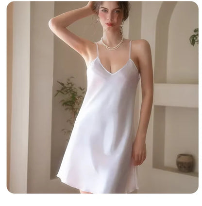 Satin Mini Nightgown