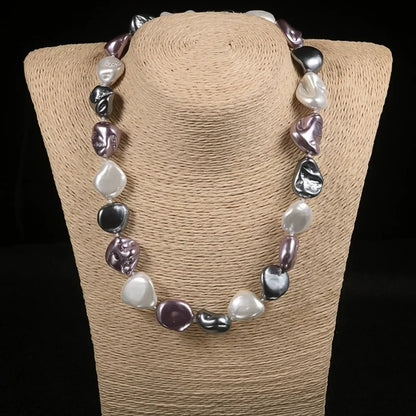 Baroque Pearl Clavicle Necklace