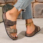 Retro Patchwork Slippers