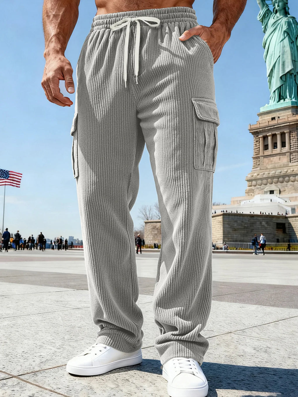 Loose Wide Leg Safari Pants