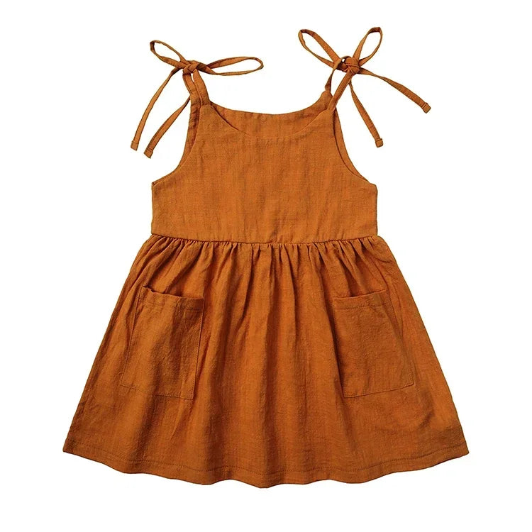 Sleeveless Baby Girl Dress