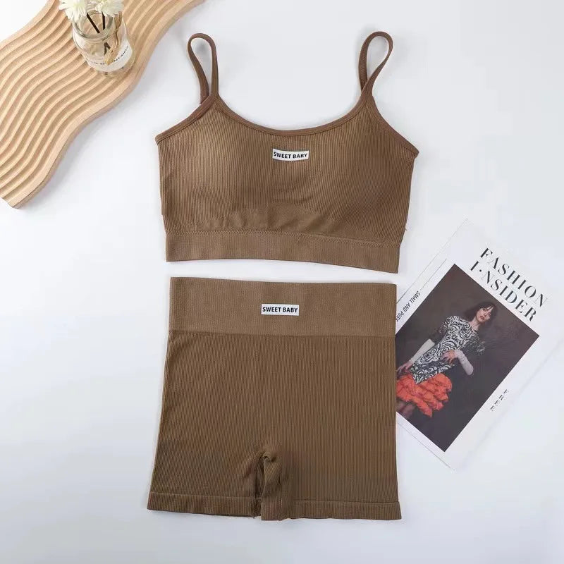 Summer Camisole Bra Suit