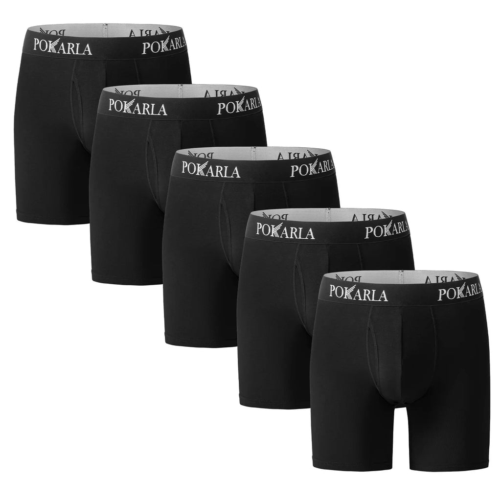 POKARLA Men’s Cotton Boxer Shorts