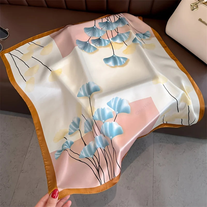 Dot Print Spring Neck Scarf