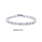 Tennis Zirconia Chain Bracelet