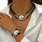 Vintage Oval Chain Jewelry Set