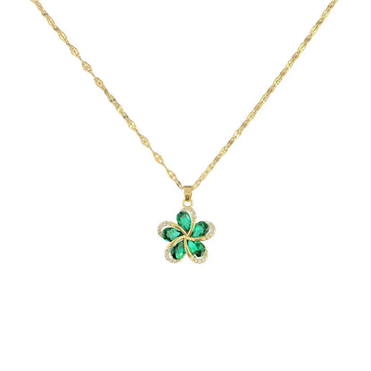 Lucky Charm Zircon Necklace