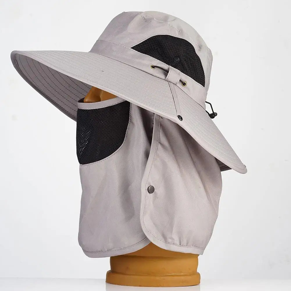 Detachable Face Cover Hat