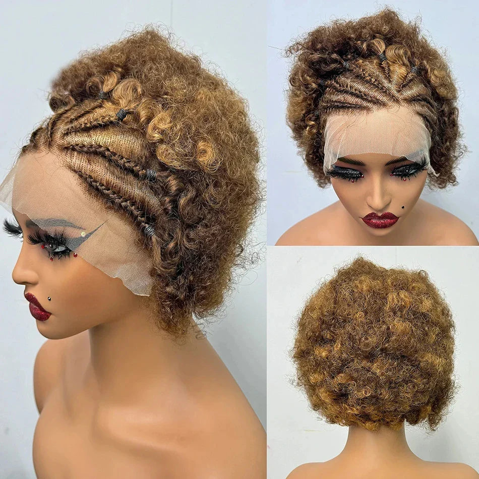 Short Afro Curly Wig