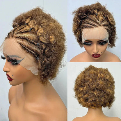 Short Afro Curly Wig