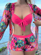 Three-Piece High Waist Bikini