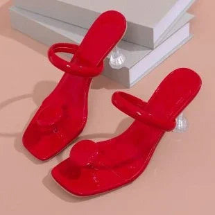 Narrow Band Party Sandals