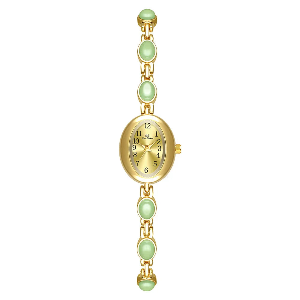 Jade Oval Watch