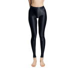 Bessmini Shiny High-Cut Pencil Leggings