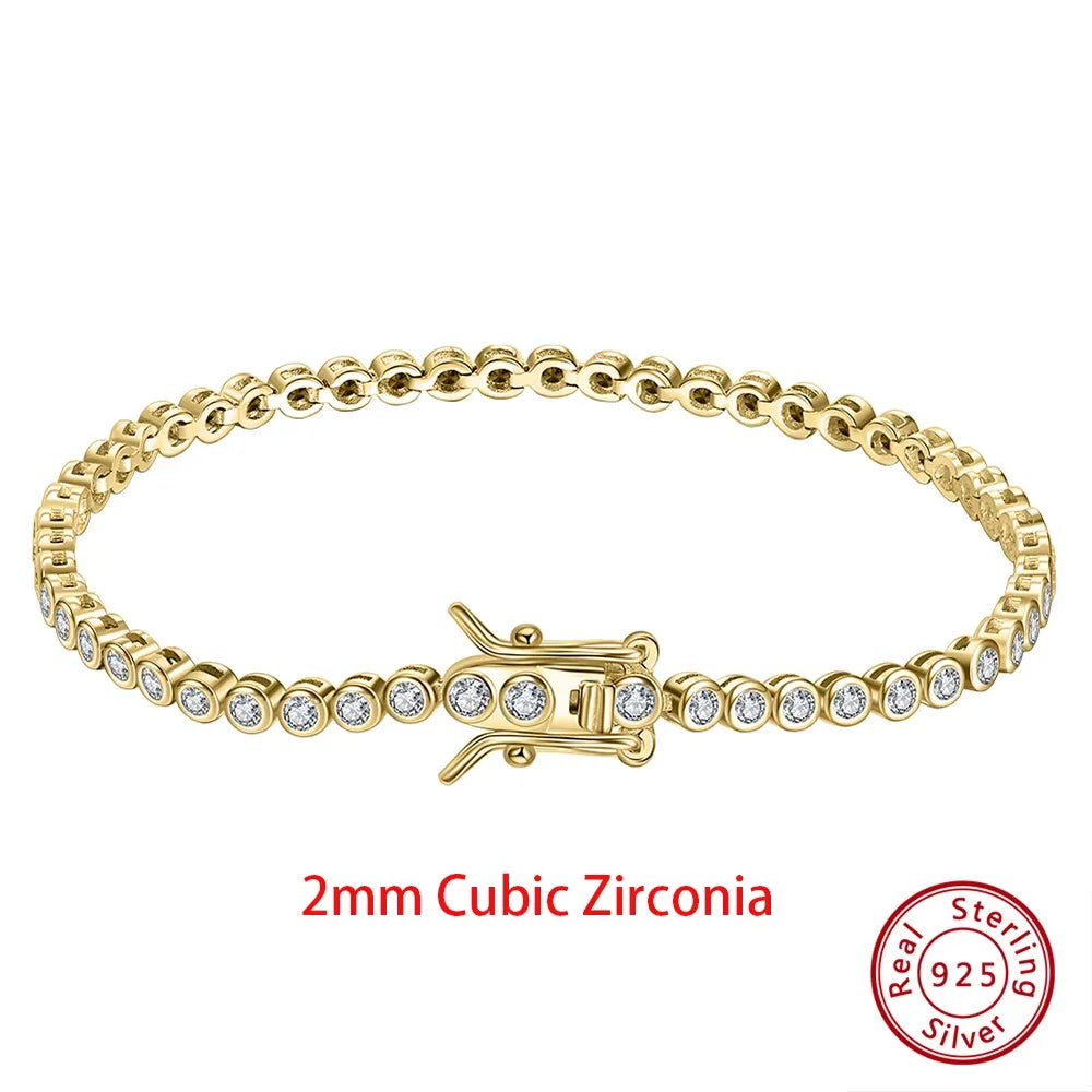 Sterling Silver Tennis Bracelet