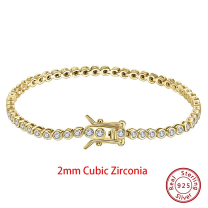 Sterling Silver Tennis Bracelet