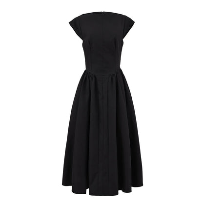 French Style Pleated Dress
