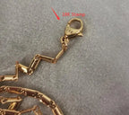 Gold Geometric Chain Necklace