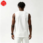 Five-Star Print Round-Neck Vest