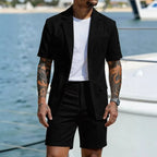 KIDWHXR British Slim Summer Suit Set