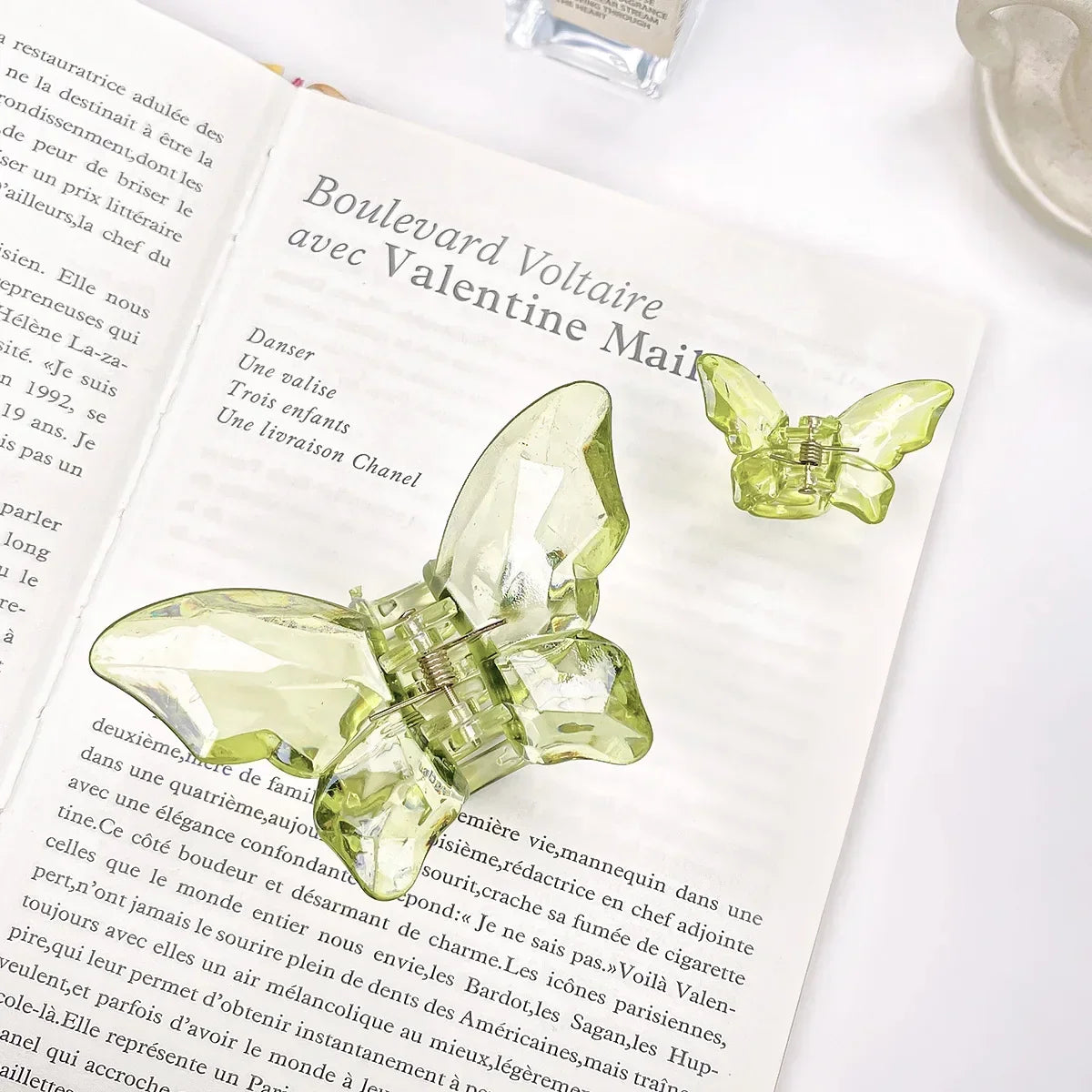 Crystal Butterfly Hair Claw