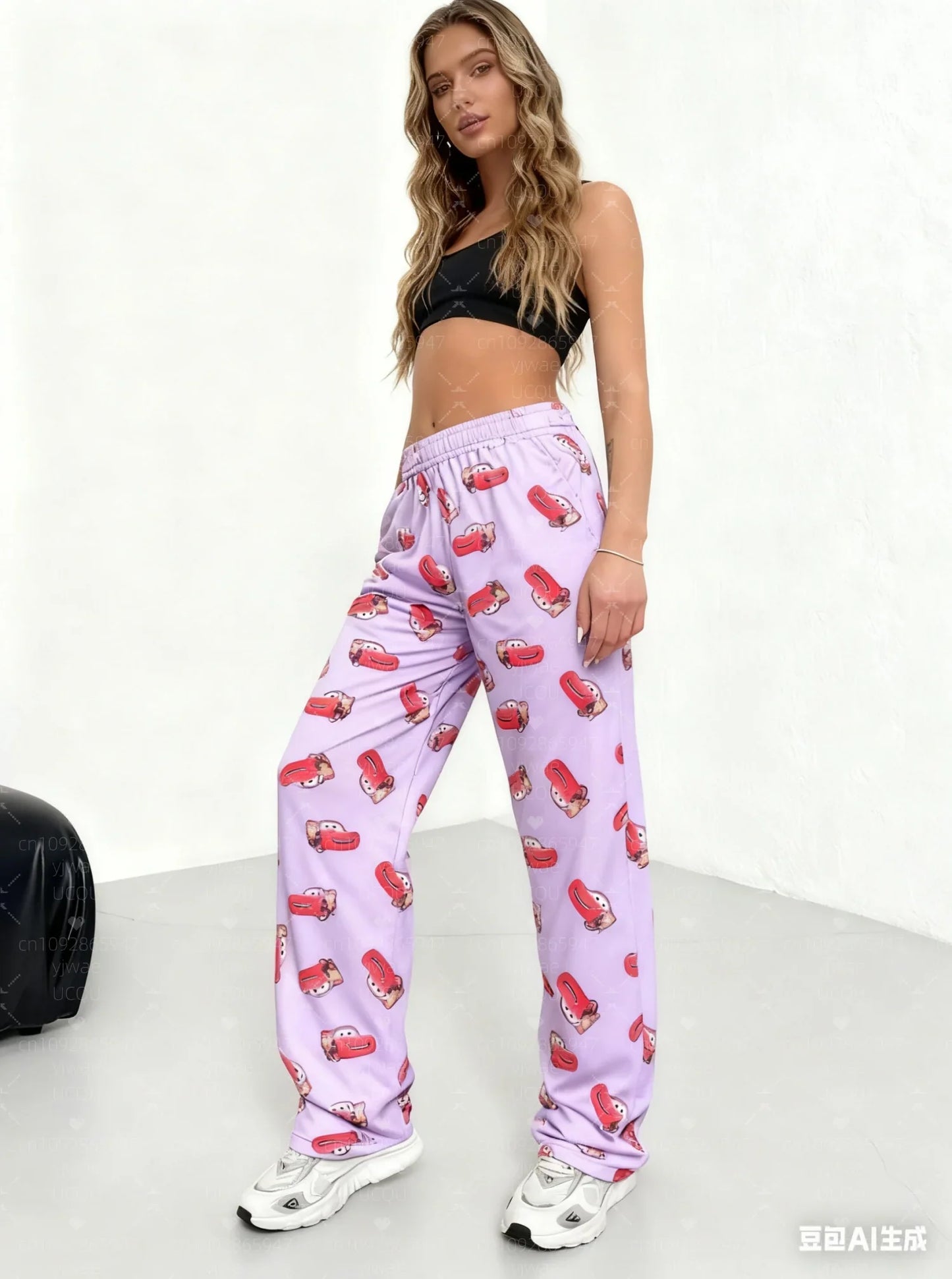 Lightning McQueen Color Block Pajamas