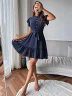 Polka Dot Ruffle Dress