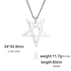 Unift Pentagram Gothic Necklace