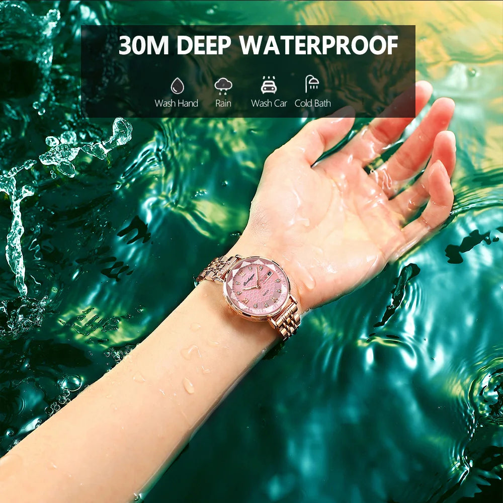 Luminous Steel Watch