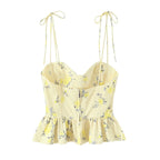 Floral Backless Camis