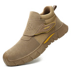 Brown Welding Steel-Toe Boots