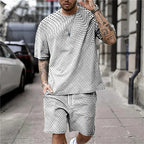 Letters Print Hip-Hop Sports Suit