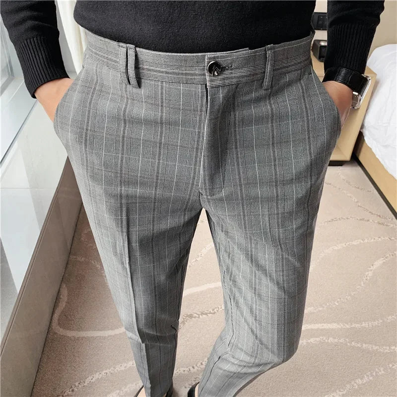 Slim Formal Wedding Suit Trousers