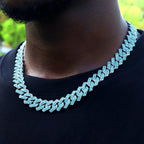 SUBOLLOW Blue Crystal Necklace