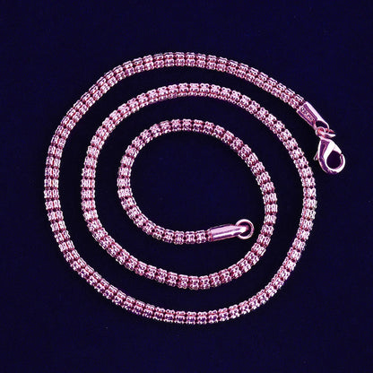 Women’s Gold Plated Snake Link Necklace