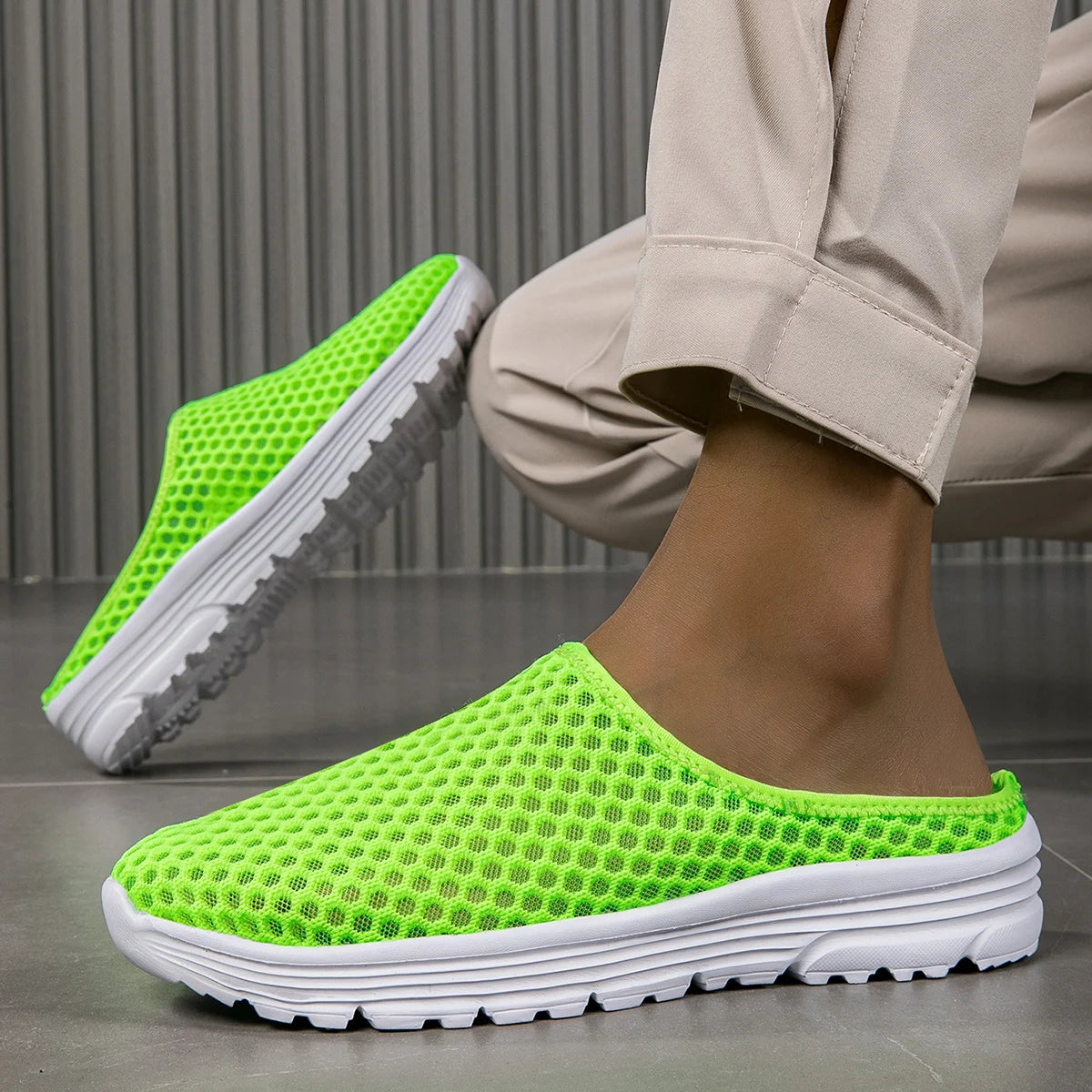 Air Mesh Lazy Slides