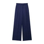 High Waist Straight Casual Pants