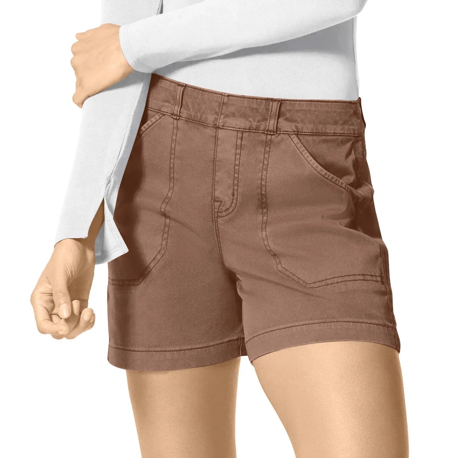 Summer Stretch Denim Shorts