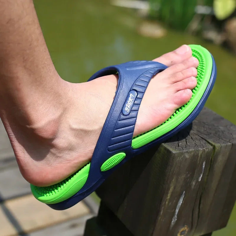 Massage Granule Beach Flip-Flops