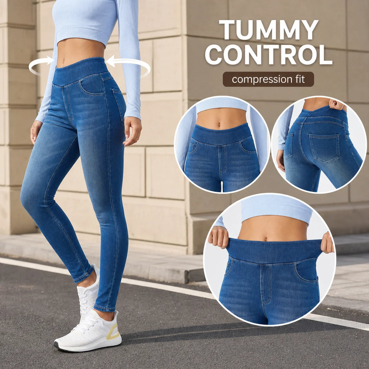 Smoothscape High-Rise Sculpting Jeans