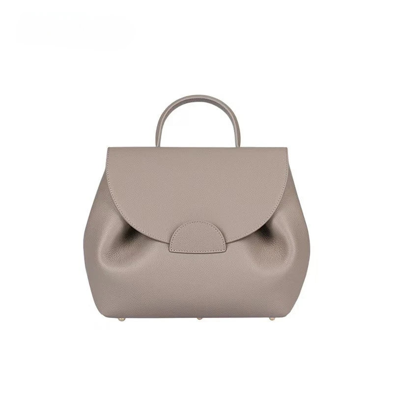 Split Leather Rectangle Bag