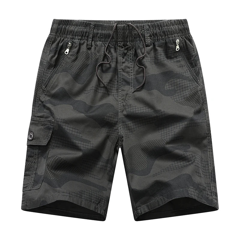 Lightweight Camo Cargo Shorts